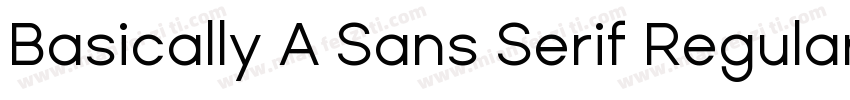 Basically A Sans Serif Regular字体转换